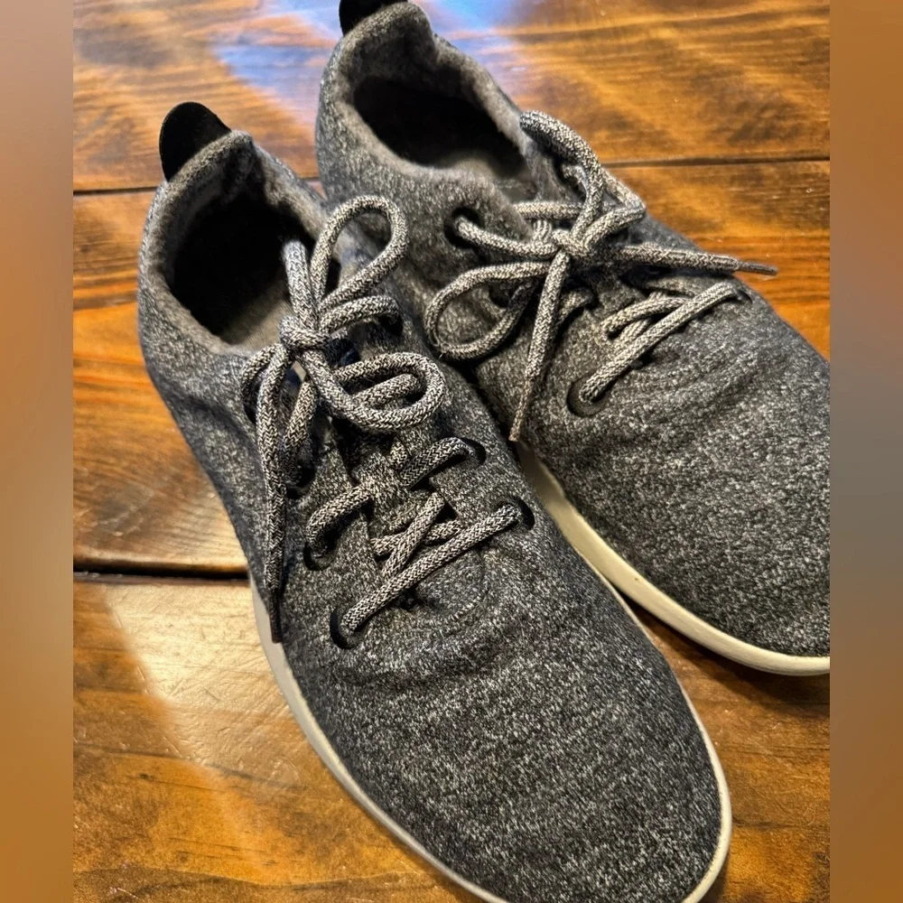 Allbirds Mens Wool Runners Natural Grey Size 12